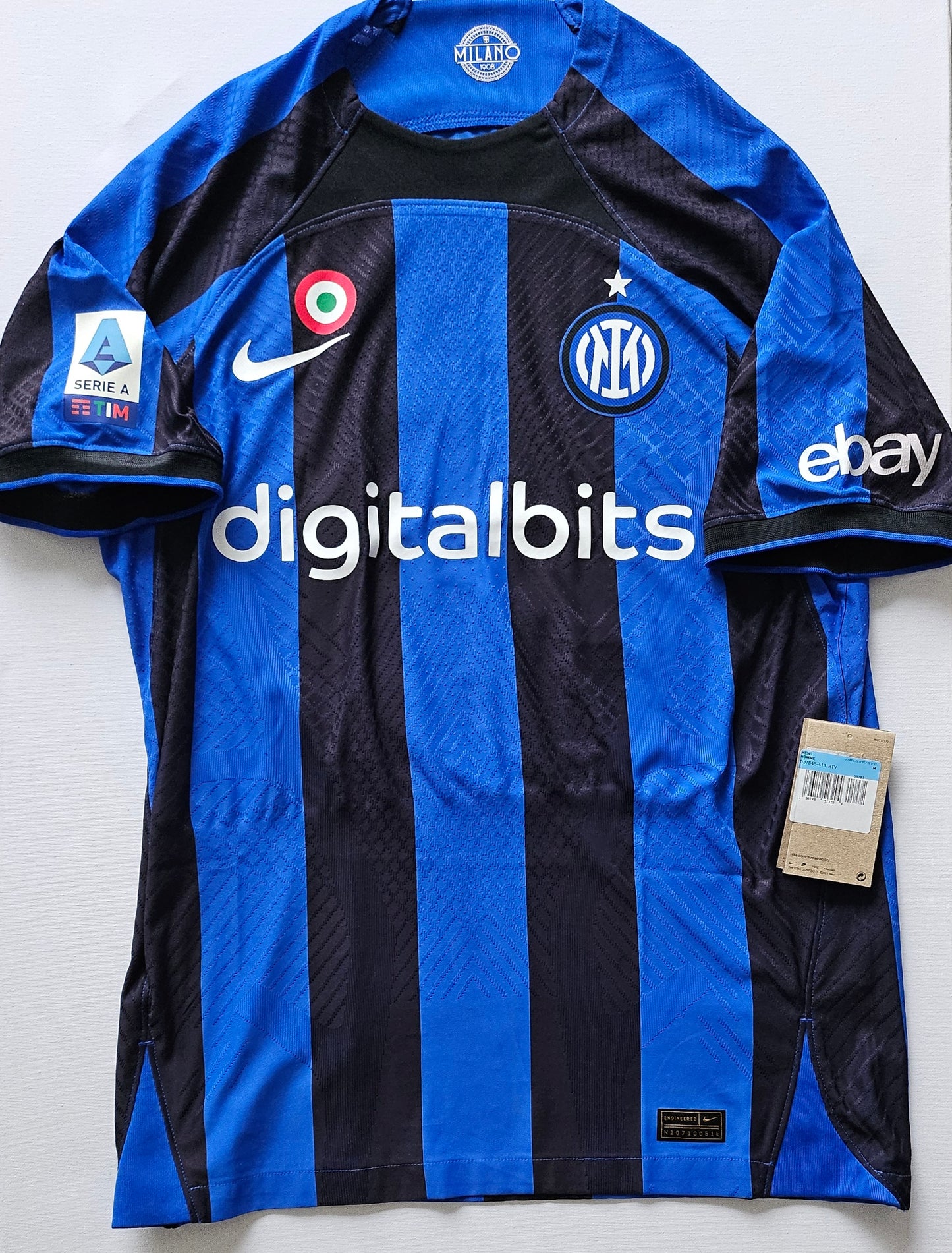 🔵⚫ Inter Milan 2022/2023 – Lautaro #10 – Version Joueur + Patchs Officiels