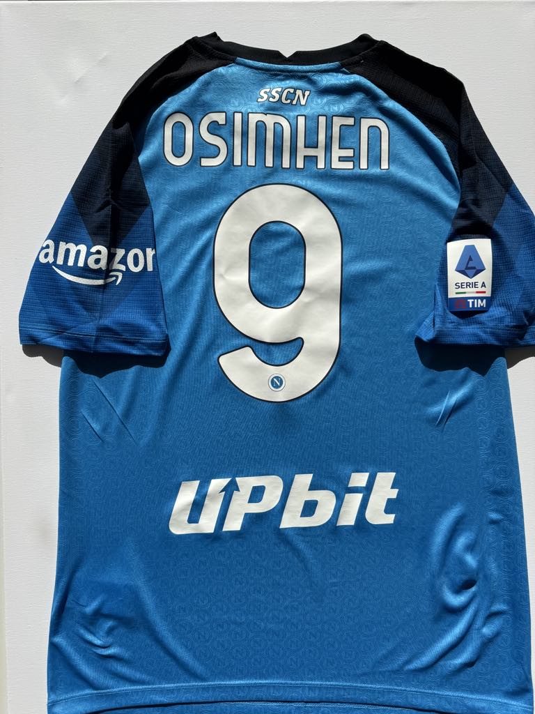 🔵 Napoli 2022/2023 – Osimhen #9 – Version Joueur + Patch Officiel