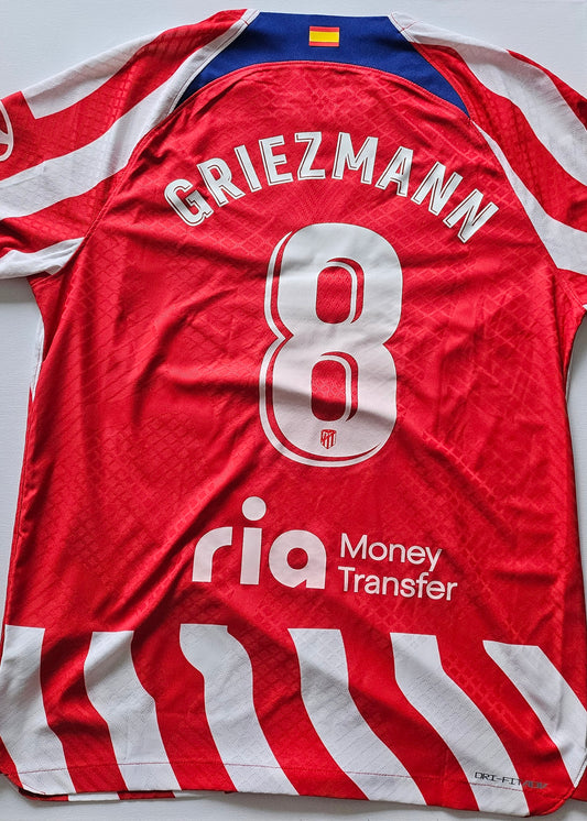 Maillot Atlético Madrid 2022/2023 Griezmann #8 – Version Joueur + Patchs Officiels